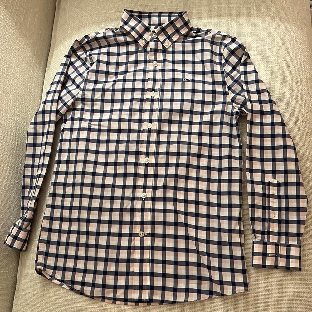 Vineyard Vines boys button down dress shirt